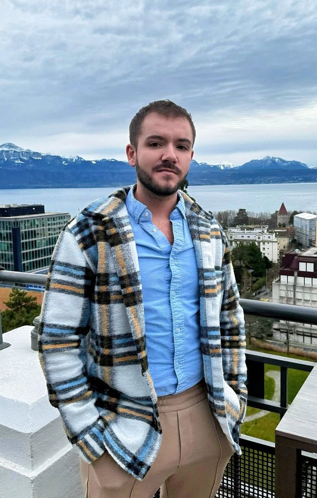 Kylian, fondateur de Travailler en Suisse, à Lausanne